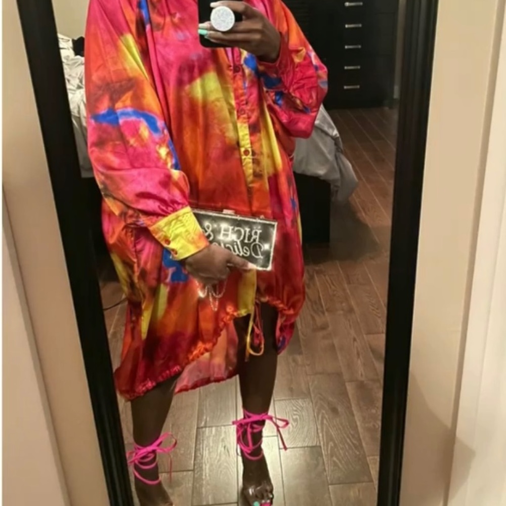 Oversized bubble dress